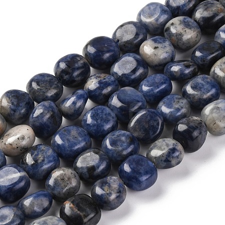 Natural Sodalite Beads Strands G-G146-A03-02-1