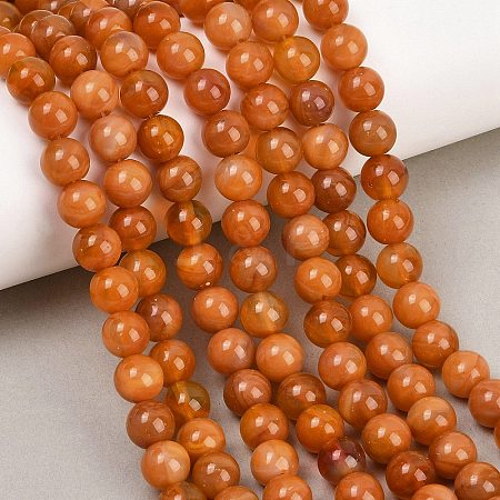 Handmade Lampwork Beads Strand LAMP-B056-8mm-14-1