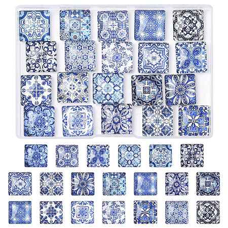 20Pcs Glass Cabochons GLAA-FS0002-59-1