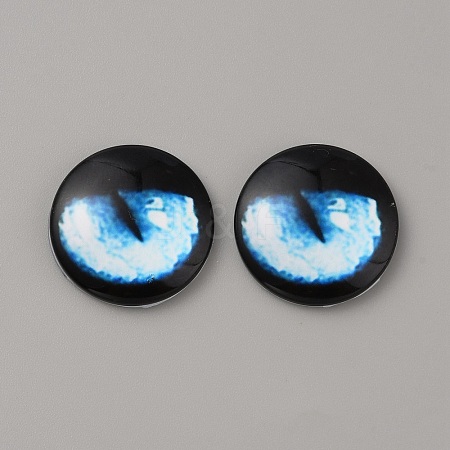 Glass Cabochons GLAA-WH0033-75G-08-1