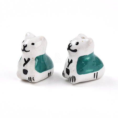 Handmade Porcelain Beads X1-PORC-N009-09B-1