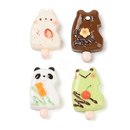 Opaque Resin Imitation Food Decoden Cabochons CRES-I034-06-1