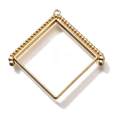 Alloy Open Back Bezel Pendants PALLOY-I223-08LG-1