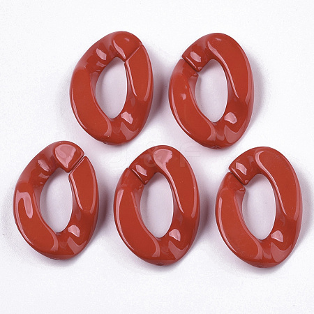 Opaque Acrylic Linking Rings OACR-S036-001B-G06-1