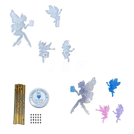 Fairy Wind Chime DIY Silicone Molds PW-WG3367A-01-1