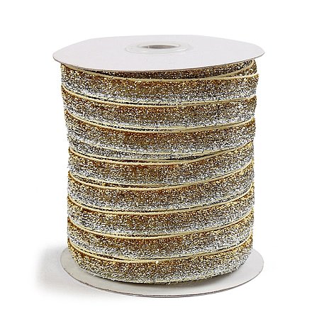 Sparkle Polyester Ribbon OCOR-WH0082-158B-01-1