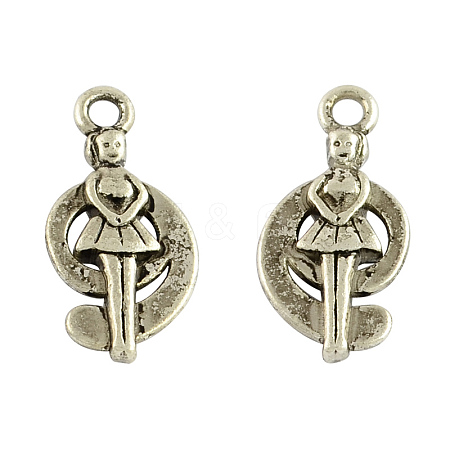 Tibetan Style Alloy Pendants TIBEP-GC148-AS-NR-1