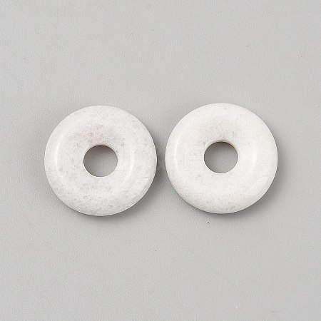 Natural White Jade Pendants G-WH0016-53G-1