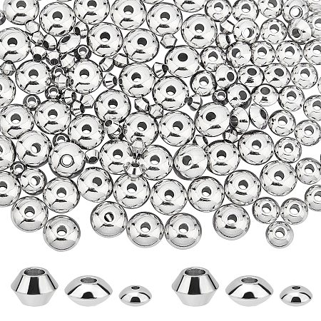 DICOSMETIC 150Pcs 3 Style 304 Stainless Steel Spacer Beads STAS-DC0004-87-1