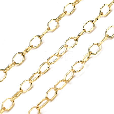 Brass Polygon Link Chains CHC-C014-02A-G-1