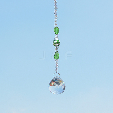 Crystal Glass Sun Catcher Pendant PW-WGA4FA9-04-1