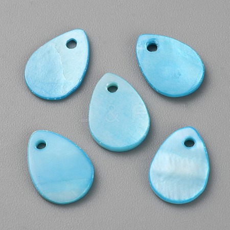 Freshwater Shell Dyed Pendants FIND-WH0421-06C-1