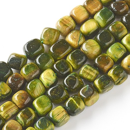 Natural Tiger Eye Beads Strands G-G810-06-1