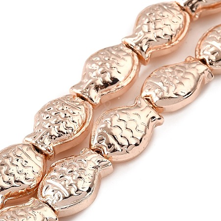 Electroplate Glass Beads Strands EGLA-V001-01D-1