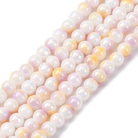 Glass Beads Strands LAMP-R020-04E-1