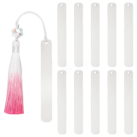 201 Stainless Steel Bookmarks LS-DIY-WH0430-487P-1