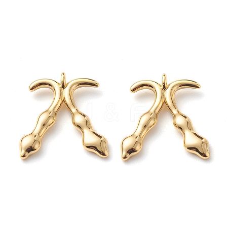Brass Pendants KK-Z010-19G-1