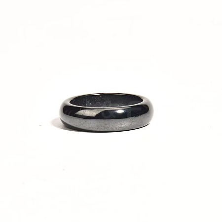 Dyed & Heated Black Agate Finger Rings IK0879-5-1