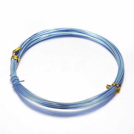 Round Aluminum Craft Wire AW-D009-2mm-5m-19-1