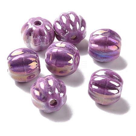 Handmade Pearlized Porcelain Beads PORC-G010-01C-1