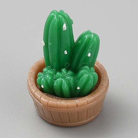 Cactus Miniature Ornaments DJEW-CJC0005-02G-1