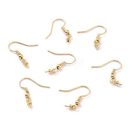Real 18K Gold Plated Brass Earring Hooks LS-KK-L151-03G-NR-1