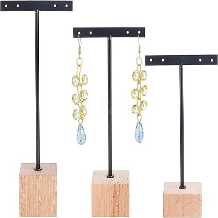 Iron Earring Stands Set EDIS-WH0006-23-1