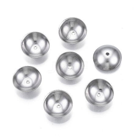 Non-Tarnish 304 Stainless Steel Bead Caps LS-STAS-S057-48C-P-1