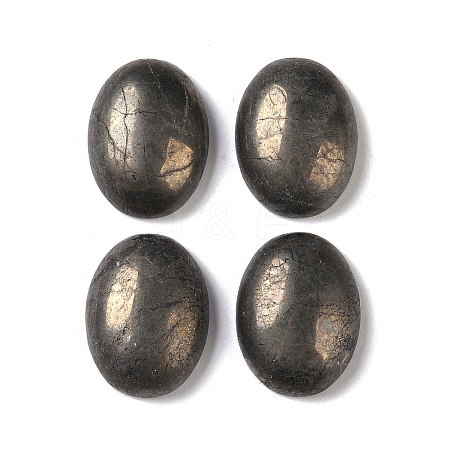 Natural Pyrite Cabochons G-B080-01A-15-1