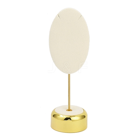 Round Microfiber Pendant Display Riser Stands PDIS-Q003-02G-1