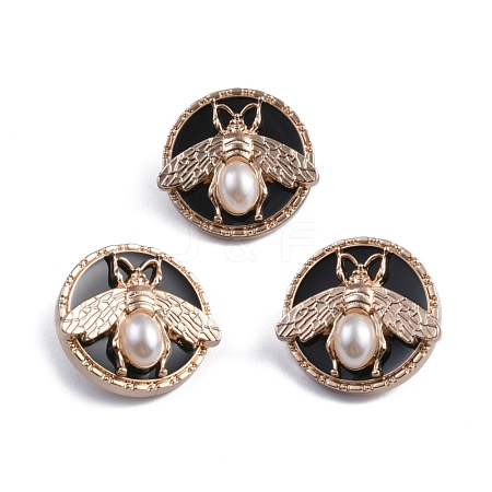 Alloy Enamel Button FIND-WH0108-50KCG-1