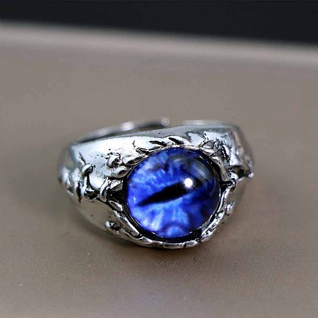 Dragon Eye Men's Fashion Ring Zinc Alloy Hip-hop Ring WA6596-6-1