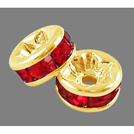 Rhinestone Spacer Beads X-RSB035NF-08G-1