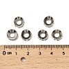 Brass Rhinestone Spacer Beads RB-A020-9mm-28P-4