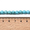 Natural Magnesite Beads Strands G-P598-E-6mm-05-5