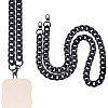 1Pc Acrylic Cuban Link Chain Bag Extender Chains AJEW-BM0001-41A-1