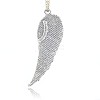 Antique Silver Plated Alloy Wing Big Pendants ALRI-N019-05-2