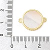 Brass & Natural White Shell Connector Charms SH-CBA6938-17G-01-3