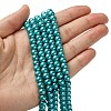 Eco-Friendly Dyed Glass Pearl Round Bead Strands LS-HY-A008-6mm-RB073-4