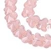 Imitation Jade Glass Beads Strands GLAA-Q118-01B-A01-3