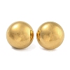 304 Stainless Steel Half Round Stud Earrings for Women EJEW-U022-03G-1