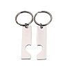 Stainless Steel Pendants Keychain HEAR-PW0001-161A-1