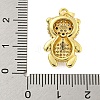 Brass Micro Pave Cubic Zirconia Pendants KK-R159-20A-G-3