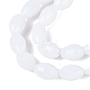 Opaque Solid Color Glass Beads Strands LS-GLAA-N071-01A-C01-3