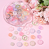 UV Plating Acrylic Bead Caps OACR-YW0002-39-5