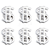 6Pcs Dollar Sign Brass Lapel Pin Backs for Backpack Clothes JEWB-FH0003-06-1