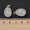 Natural Quartz Crystal Pendants G-U018-01P-G-3