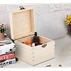 9 Sections Wooden Box Storage WOOD-WH0103-41-6