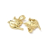 Brass Micro Pave Cubic Zirconia Pendants KK-I371-12G-2