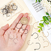 Unicraftale 48Pcs 6 Style 316 Surgical Stainless Steel Earring Hooks STAS-UN0047-36-3